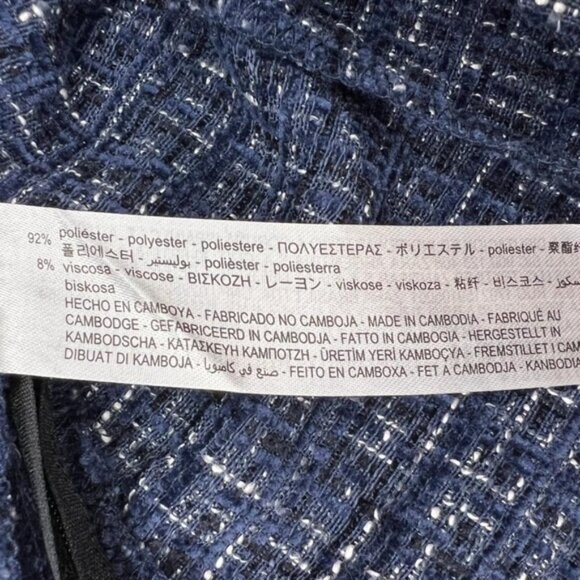 NWT ZARA Tweed Textured Off Shoulder Top Flare Sleeve 8741/257/030 Size XS - Picture 15 of 16